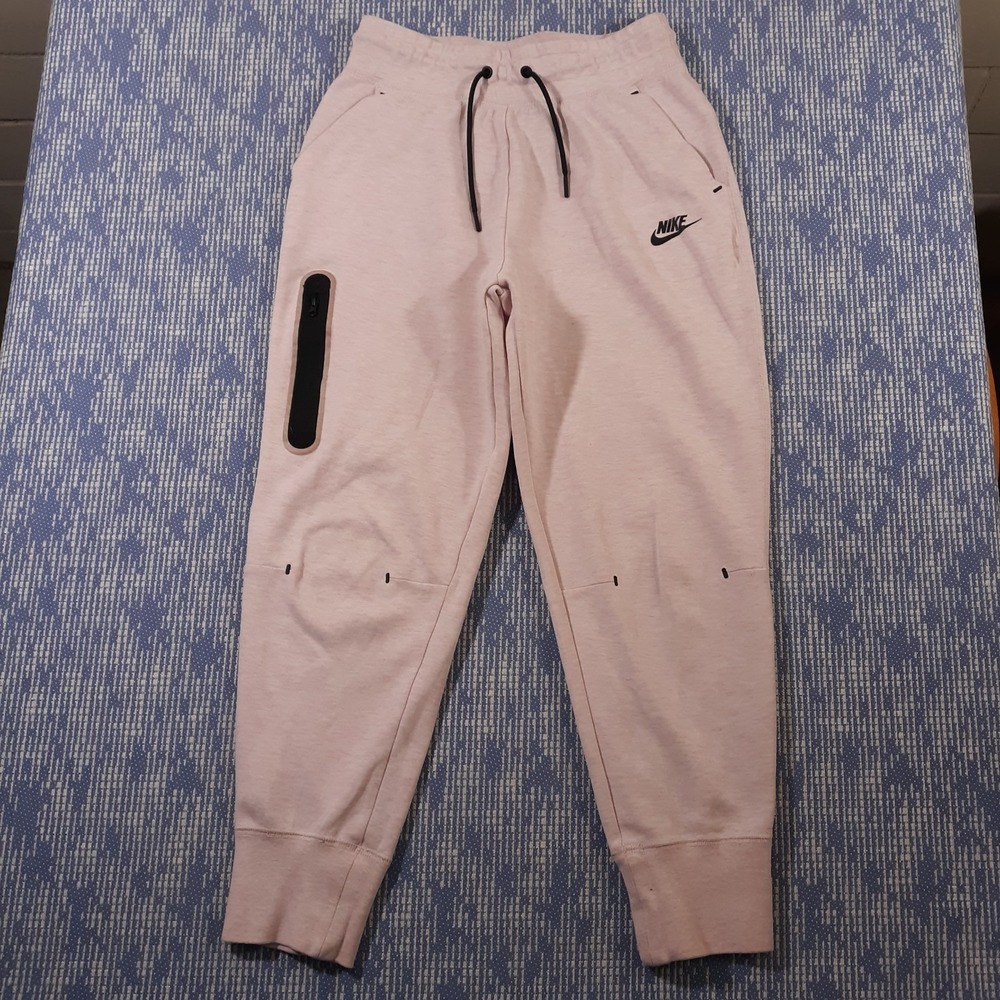 Nike Joggers Pants Girls Teens Size Large 26 x 24 Light Pink Cotton Blend